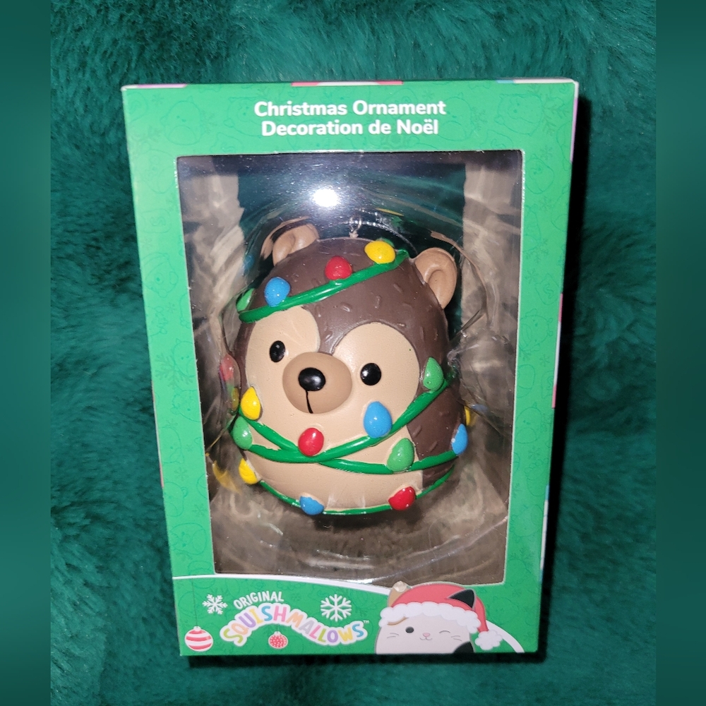 🆕️ Kurt S Adler Squishmallows Christmas Tree Holiday Ornament Hans Hedgehog 🎄